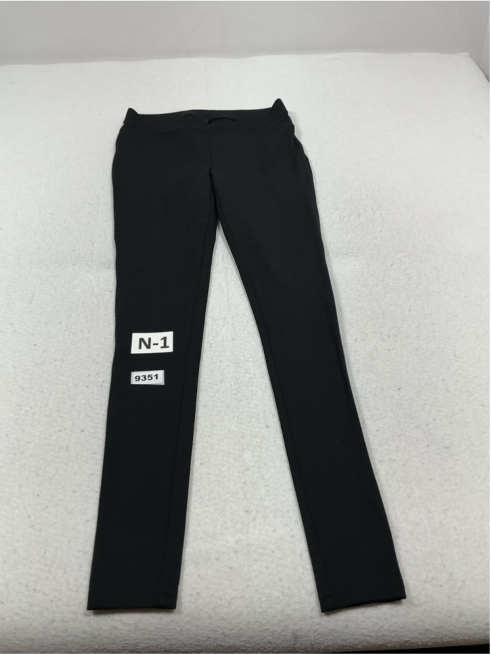 Womans Excellent Hue Pullon Casual Slacks Small Black Waist 27 Inches